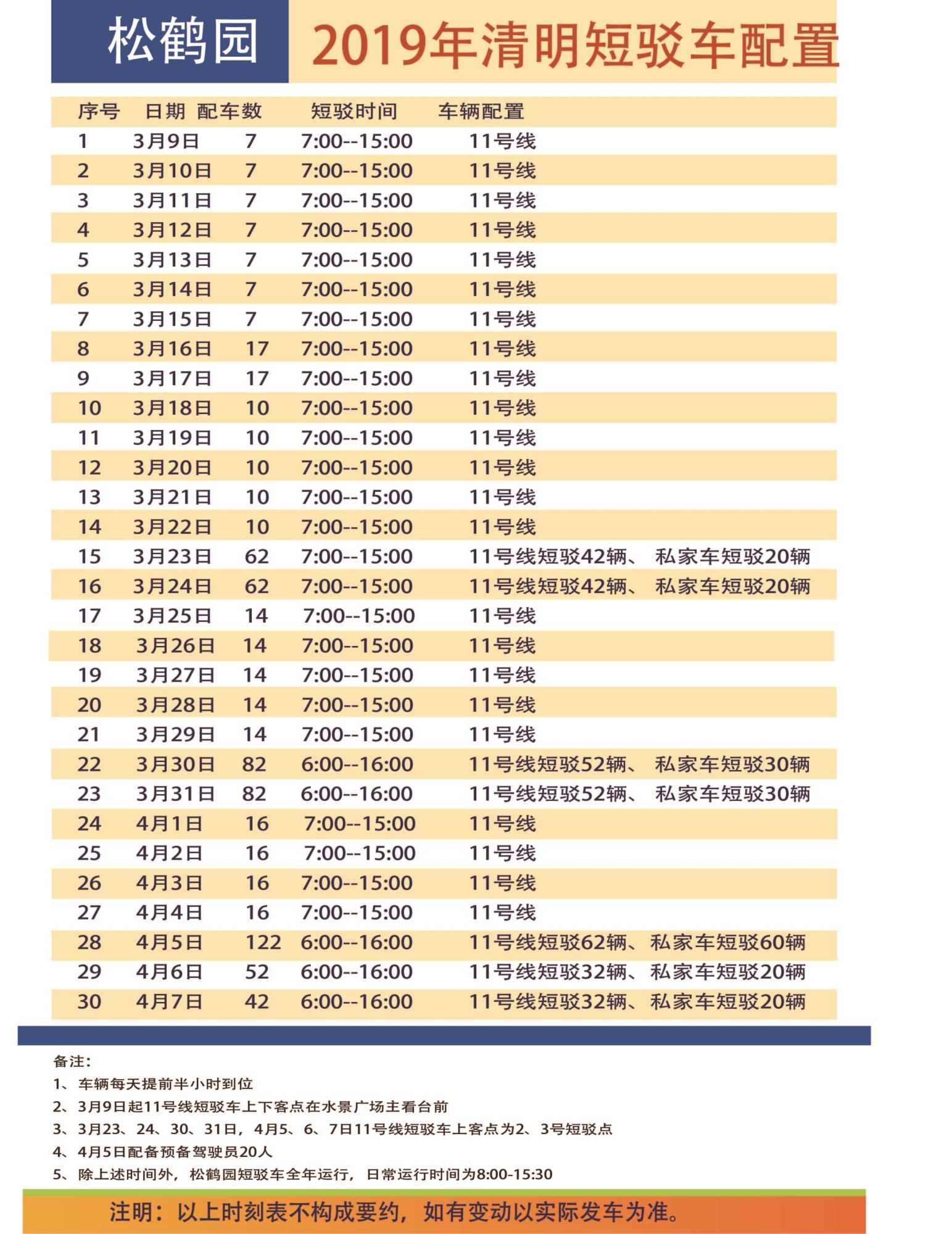 2019年清明短驳车时刻表.jpg